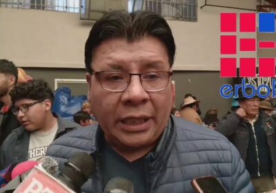 El secretario de la Central Obrera Regional de El Alto, Marcelo Mayta, rechaza las…