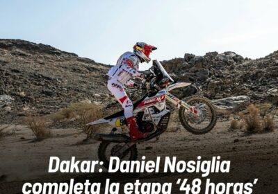 Dakar: Daniel Nosiglia completa la etapa ‘48 horas’ en el puesto 26 a través…