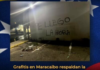 🇻🇪 | Grafitis alusivos al 9 de enero aparecen en las principales vías de…