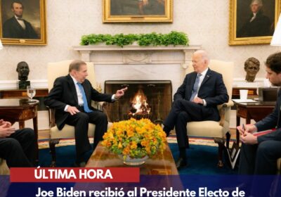 🇺🇸🇻🇪 | Joe Biden recibió al Presidente Electo de Venezuela, Edmundo González Urrutia, en…