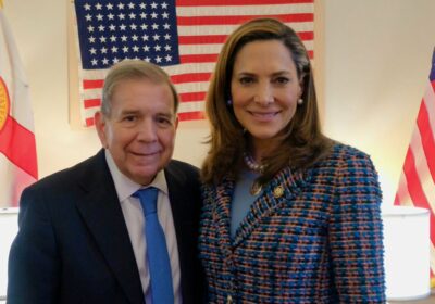 🇺🇸🤝🇻🇪 | La congresista María Elvira Salazar recibió al presidente electo de Venezuela, Edmundo…