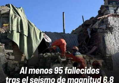 Al menos 95 personas perdieron la vida y 130 resultaron heridas tras un terremoto…