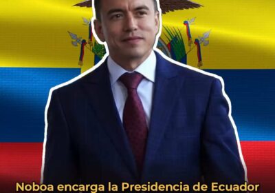 🇪🇨 | ÚLTIMA HORA El presidente de Ecuador, Daniel Noboa, delega la Presidencia a…