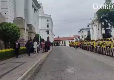 En #Sucre, capital constitucional de Bolivia, se desarrolla el Acto de Posesión del presidente…