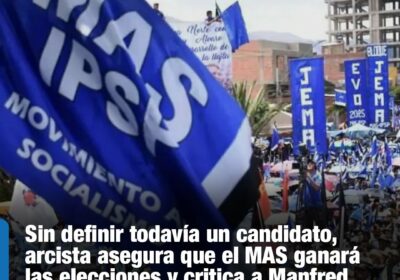 | #Política El opositor Miguel Roca advirtió que el MAS sólo podría ganar…