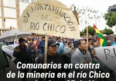 Los movilizados exigen suspender las autorizaciones de actividades mineras en la zona del río…