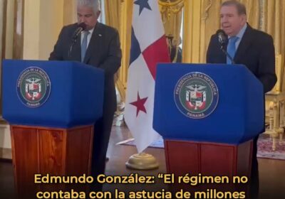 🇵🇦🇻🇪 | El Presidente Electo de Venezuela, @EdmundoGU, agradeció al Presidente panameño @JoseRaulMulino, a…