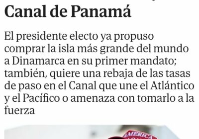 Nuevamente Donald Trump arremete contra México, Panamá, Canadá y Dinamarca. Sus declaraciones de no…