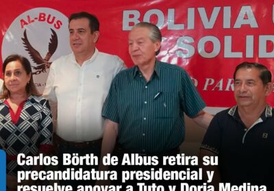 | #Política Albus se retiró del denominado bloque de la unidad es posible,…