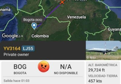 🇻🇪 | ATENCIÓN Un avión privado del régimen de Nicolás Maduro estuvo tres horas…