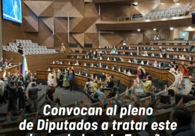 El presidente de la Cámara de Diputados, Omar Yujra, exhorta a sus colegas a…