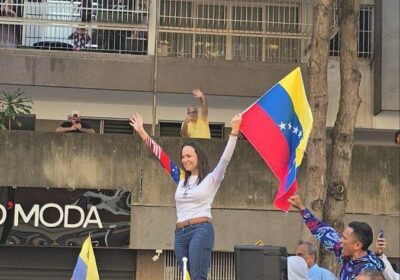 María Corina Machado salió de la clandestinidad y encabeza la lucha del pueblo venezolano…