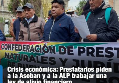 | #Economía Los prestatarios dieron un plazo de 72 horas al Gobierno para…