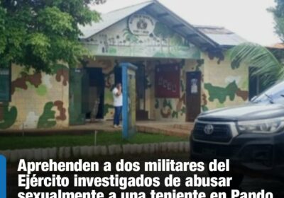 | #Seguridad El fiscal departamental de Pando, Freddy Durán, informó que se abrió una…
