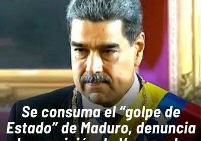 La Plataforma Unitaria Democrática acusa a Nicolás Maduro de usurpar el poder “apoyado por…