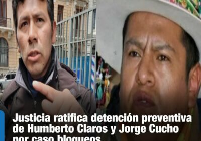 | #Seguridad Ambos dirigentes de organizaciones afines a Evo Morales fueron detenidos el…