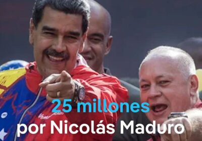 Estados Unidos refuerza su recompensa por la captura de Maduro y Cabello En la…