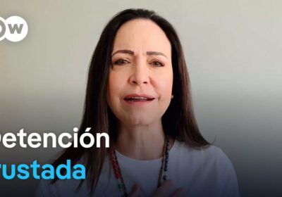 La opositora María Corina Machado relata lo que vivió el jueves en Caracas Aunque…