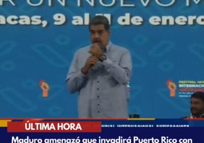 | Maduro amenazó con invadir a Puerto Rico con Fuerzas Armadas de Brasil para…