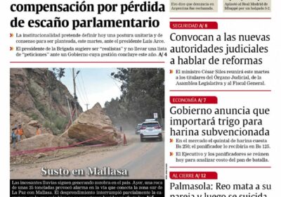 Buenos días, estimados seguidores. Les presentamos la #portada de nuestra edición impresa de hoy,…