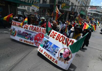 #Ahora | Otra marcha en la ciudad de #La Paz, de la Central Obrera…