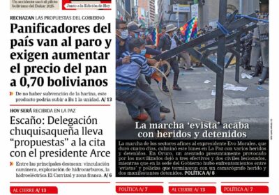 Buenos días, estimados seguidores. Les presentamos la #portada de nuestra edición impresa de hoy,…