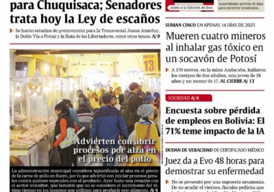 Buenos días, estimados seguidores. Les presentamos la #portada de nuestra edición impresa de hoy,…