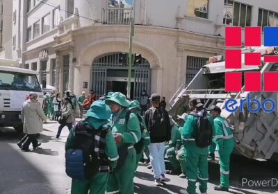 #LaPaz | Trabajadores de la empresa La Paz Limpia activan una protesta y bloqueos…