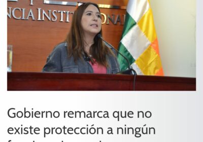 La viceministra de Transparencia dice que el presidente instruyó: “Cero tolerancia a la corrupción”.…