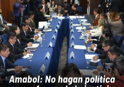 Luego de la reunión de la denominada ‘Comisión 898’, la Amabol pidió a las…