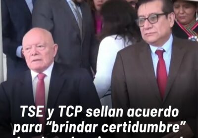 TSE y TCP sellan acuerdo para “brindar certidumbre” sobre las elecciones generales a través…