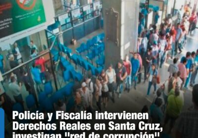 | El fiscal departamental de Santa Cruz, Alberto Zeballos, informó que se emitieron…