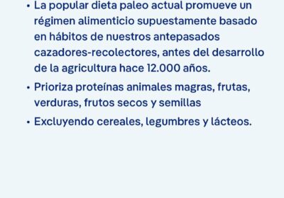 Cae el mito de la dieta paleo