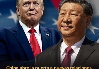 🇨🇳🇺🇸 | ÚLTIMA HORA El presidente chino Xi Jinping expresa su disposición a establecer…