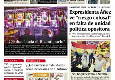 Buenos días, estimados seguidores. Les presentamos la #portada de nuestra edición impresa de hoy,…