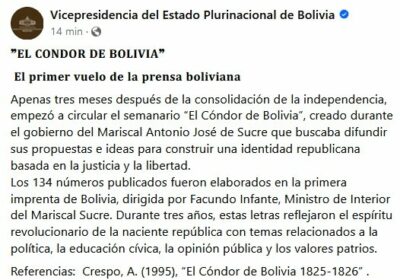 La Vicepresidencia del Estado con el objetivo de conmemorar los 200 años del…