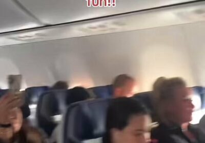 🇺🇸 | Pasajeros de un vuelo comercial a Washington celebran la victoria de Trump…