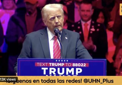 🇺🇸 | AHORA Donald Trump inicia su discurso desde el Capital One Arena en…