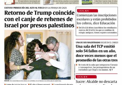 Buenos días, estimados seguidores. Les presentamos la #portada de nuestra edición impresa de hoy,…