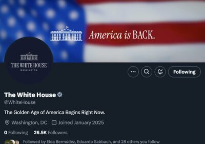 🇺🇸 | Nueva cuenta de la Casa Blanca en 𝕏/Twitter (@WhiteHouse): La edad de…