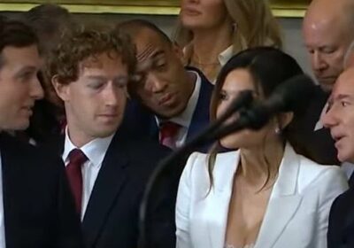 🇺🇸 | @therealbuni: «Cayó Mark Zuckerberg a la inauguración de Trump y lo agarraron…