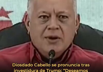 🇻🇪🇺🇸 | Diosdado Cabello reaccionó tras la investidura de Donald Trump como presidente de…