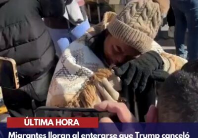 🇺🇸 | Migrantes lloran al enterarse que Trump canceló todas las citas para la…