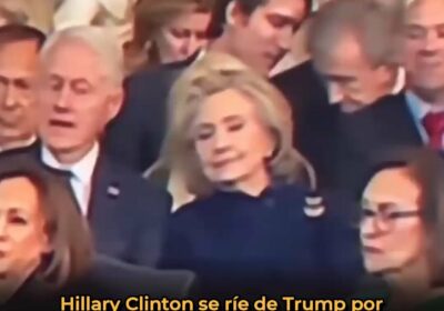 🇺🇸 | Durante el discurso de investidura, Hillary Clinton se rio de Donald Trump…