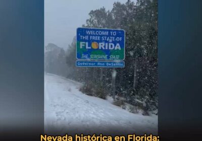 🇺🇸 | ÚLTIMA HORA Histórica nevada en Florida. En Pensacola, hasta el momento se…