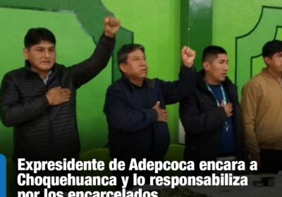 | #Política El vicepresidente David Choquehuanca estuvo presente en la sede de la…