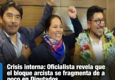 | #Política El parlamentario reveló que existe un grupo minoritario de arcistas que…