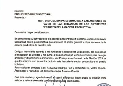 «EXPROPIAR, EMBARGAR, » El régimen masista no deja de perseguir. Esta vez le toca…