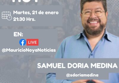 A las 21:30 conversaré con Mauricio Noya sobre la coyuntura