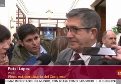 🇪🇸 | Patxi López, portavoz del Partido Socialista español, ignora deliberadamente al periodista @vitoquiles…